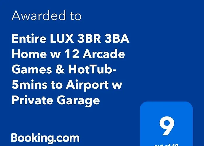 Castel Hills 3Br 3Ba Home W Private Hot Tub, 3K Arcade Games & Private Garage- 5Mins To The Airport